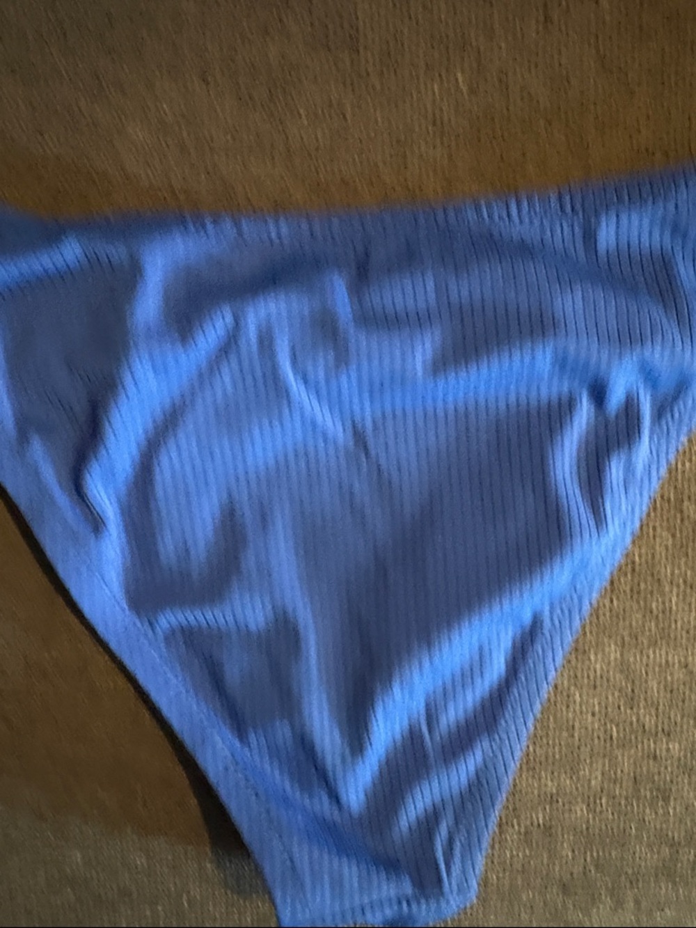 Shade & Shore Blue Ribbed Bikini Set - Picture 7 of 9